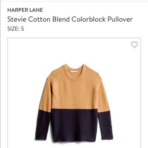 Harper Lane colorblock sweater